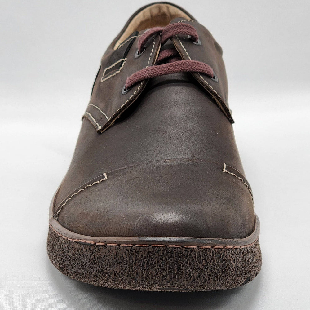 
                  
                    [Men's Rugged Dark Brown Leather Shoes] - Kacper Global Shoes 
                  
                