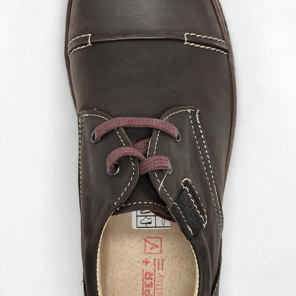 
                  
                    [Men's Rugged Dark Brown Leather Shoes] - Kacper Global Shoes 
                  
                