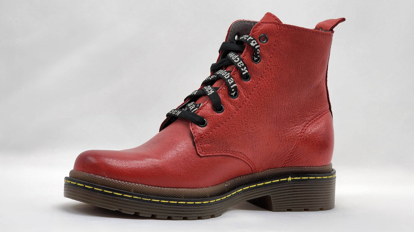 
                  
                    [Women's Premium Red Tumbled Leather Boots] - Kacper Global Shoes 
                  
                