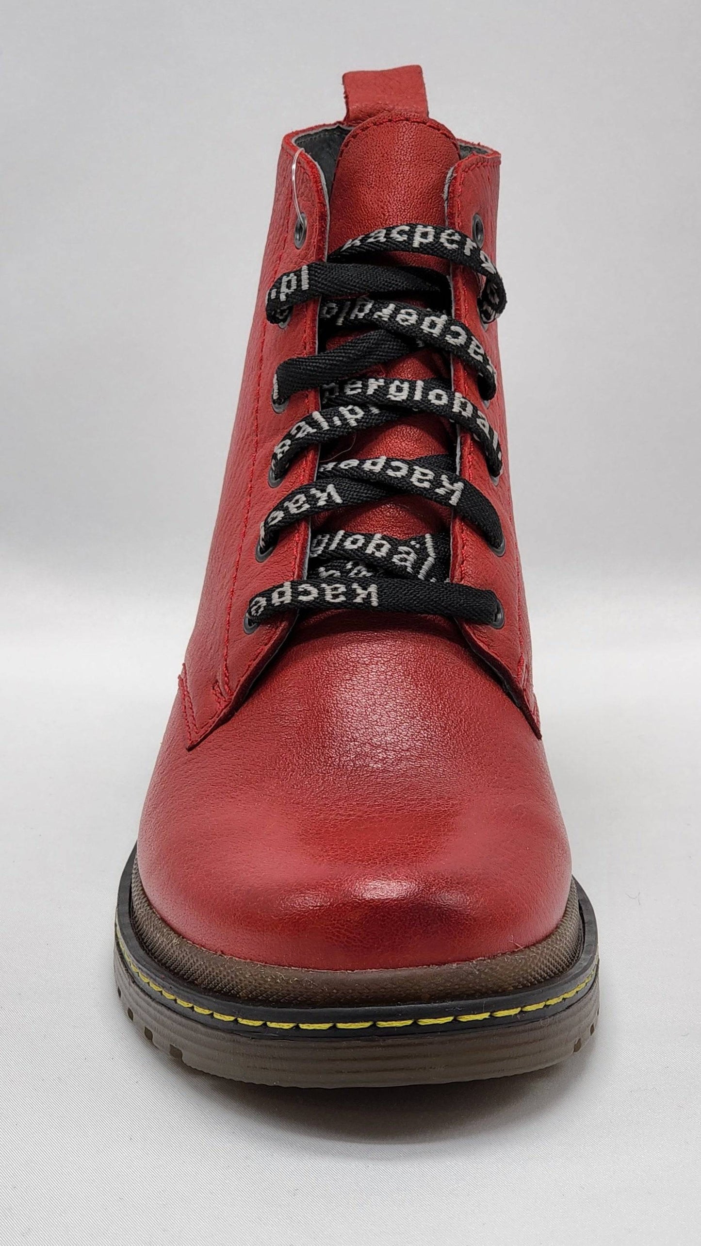 
                  
                    [Women's Premium Red Tumbled Leather Boots] - Kacper Global Shoes 
                  
                