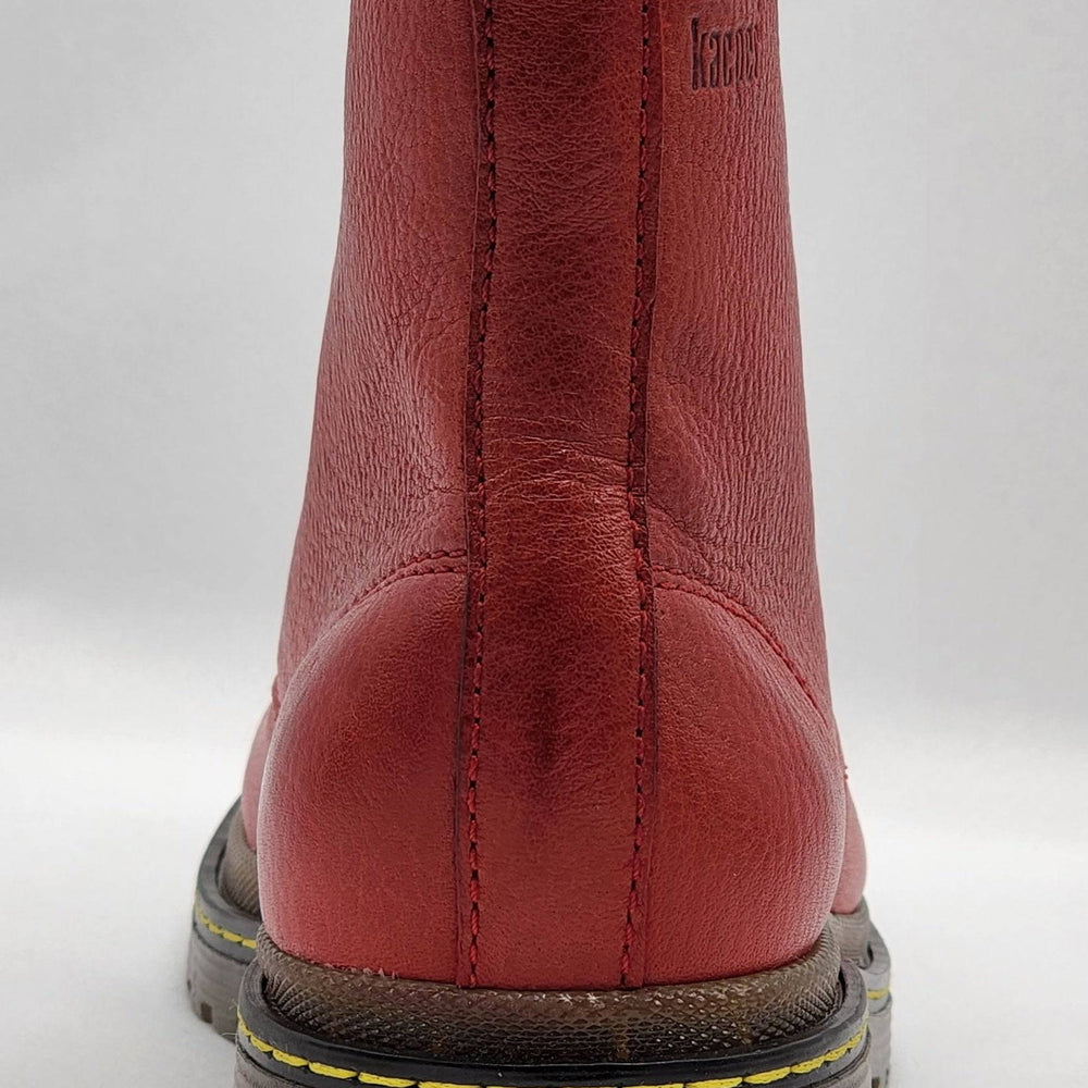 
                  
                    [Women's Premium Red Tumbled Leather Boots] - Kacper Global Shoes 
                  
                