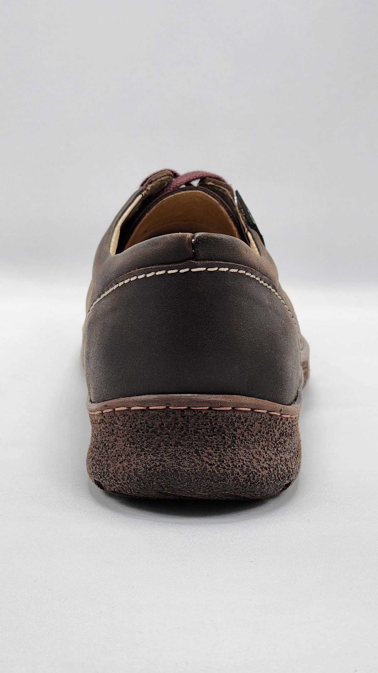 
                  
                    [Men's Rugged Dark Brown Leather Shoes] - Kacper Global Shoes 
                  
                