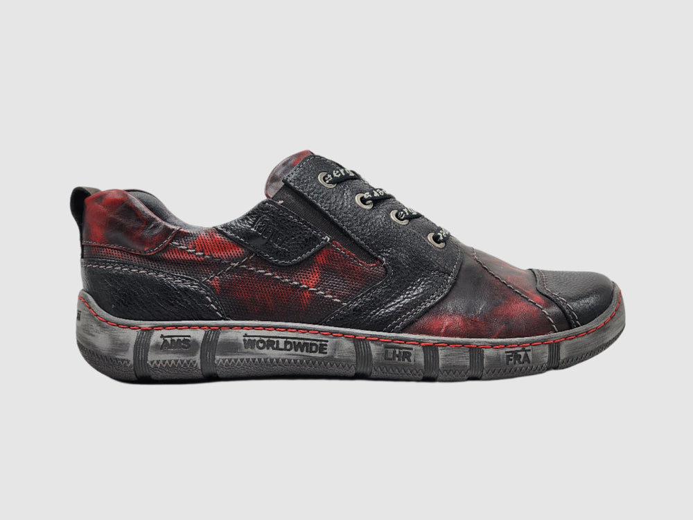 Men's Comfort Shoes - Black/Red