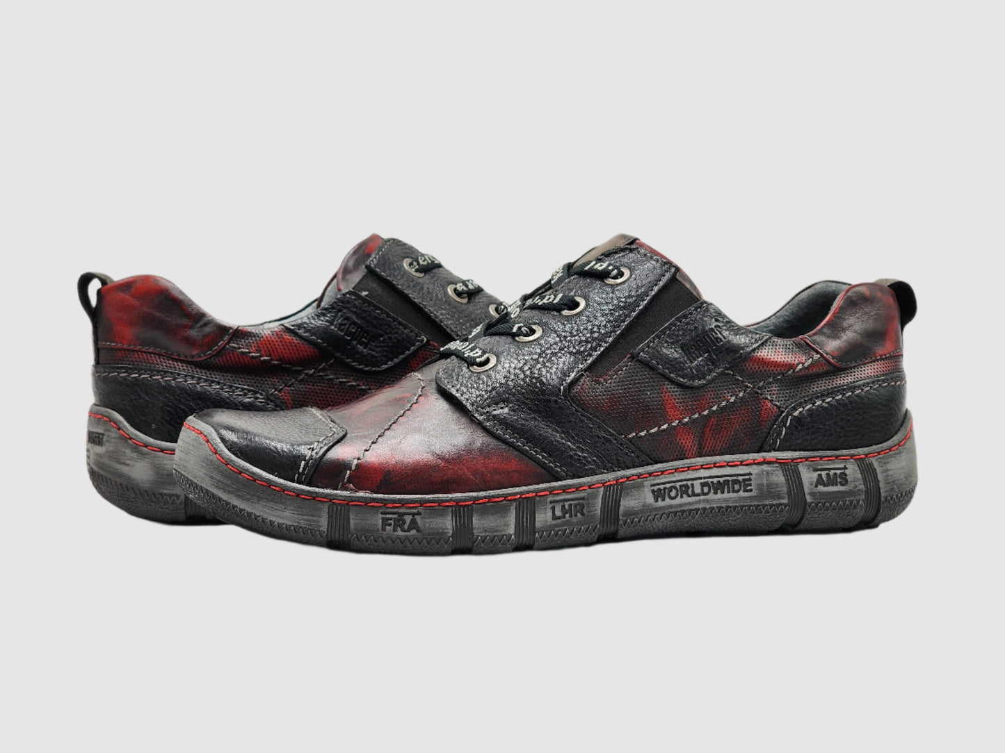 
                  
                    Men's Comfort Shoes - Black/Red
                  
                