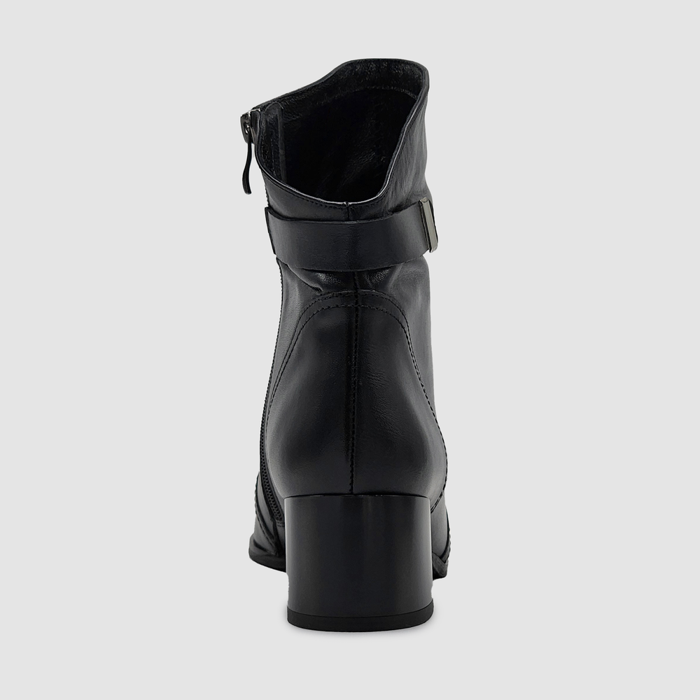 
                  
                    Women's AGA Maria Tall Leather Booties - Black
                  
                