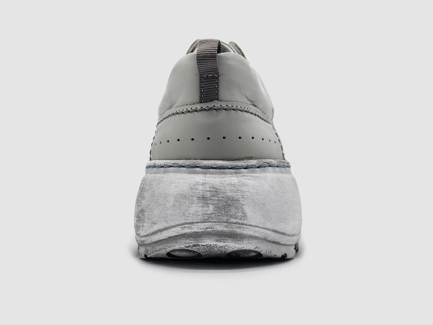 
                  
                    Women's Retro Leather Shoes - Grey
                  
                