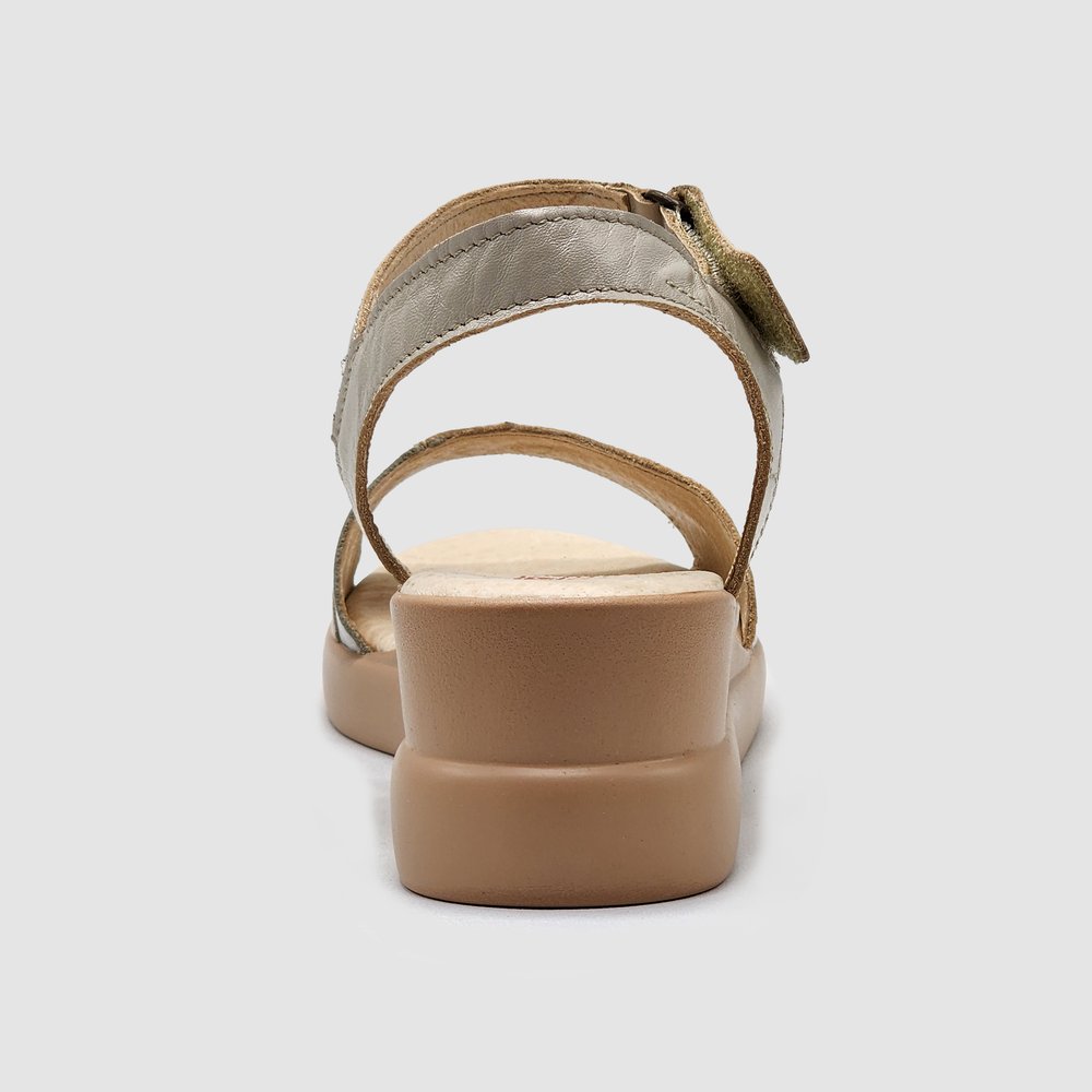 
                  
                    Women's Summer Leather Sandals - Beige
                  
                