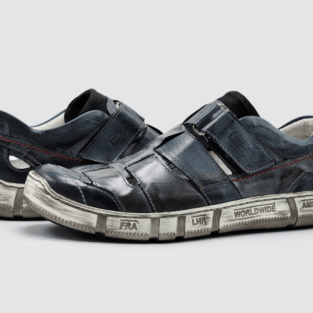 
                  
                    Men's Comfort Leather Sandals - Kacper Global Shoes 
                  
                