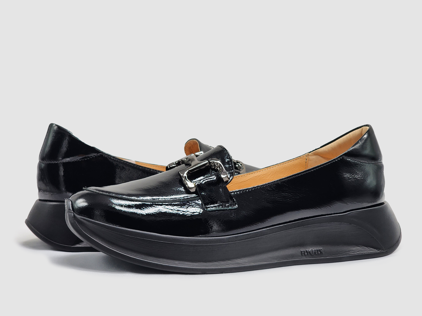 
                  
                    Women's AGA Victoria Leather Loafer - Black
                  
                