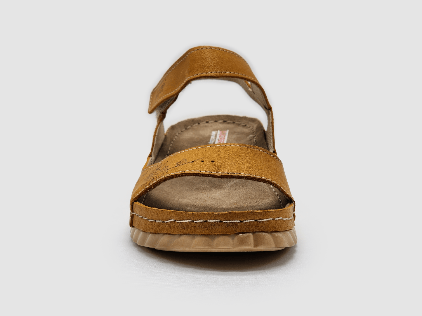 
                  
                    Women's Leather Sandals - Yellow - Kacper Global Shoes 
                  
                