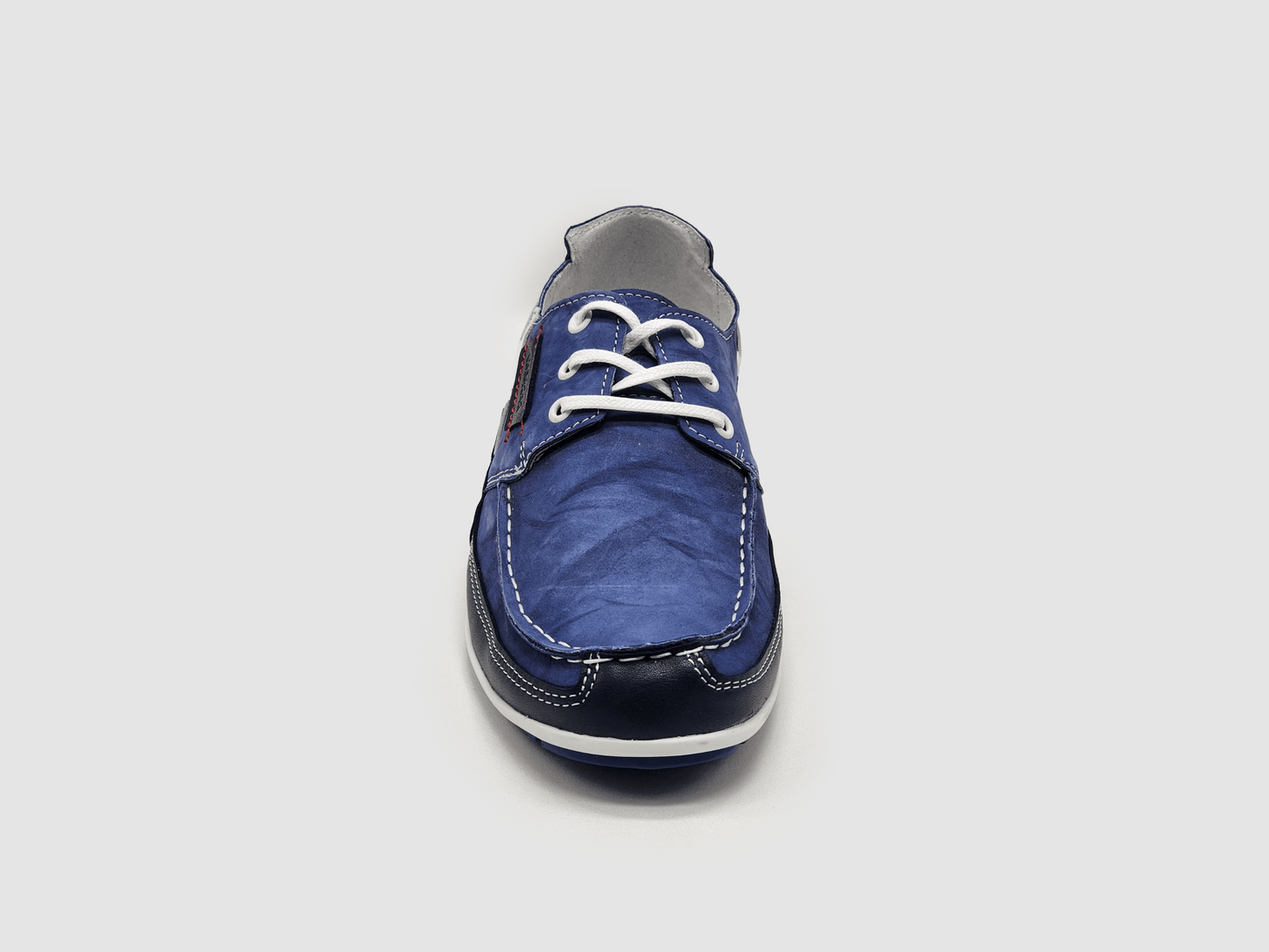 
                  
                    Men's Dockside Leather Boat Shoes - Blue - Kacper Global Shoes 
                  
                
