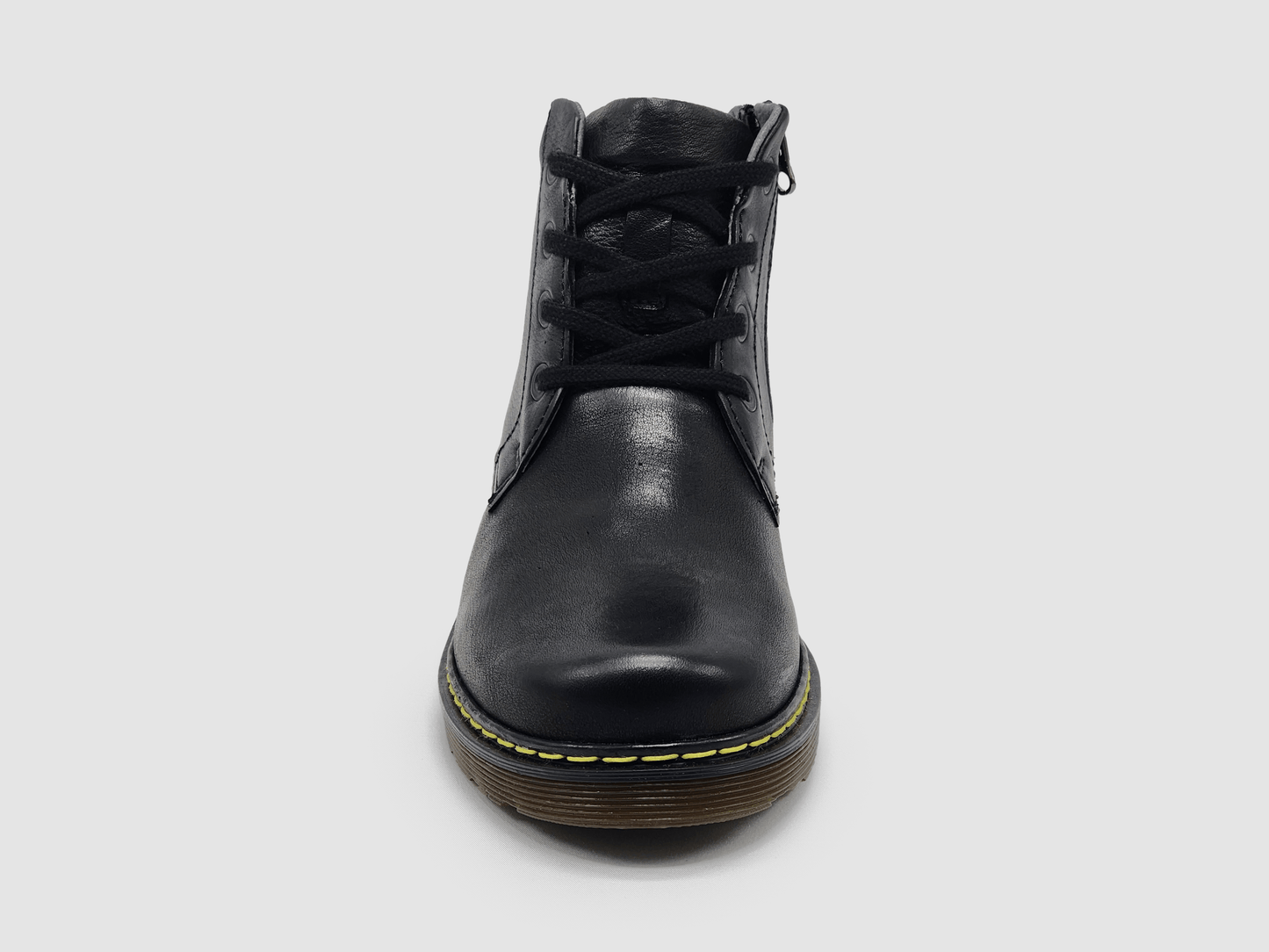 
                  
                    Men's Premium Black Zip-Up Leather Boots - Kacper Global Shoes 
                  
                