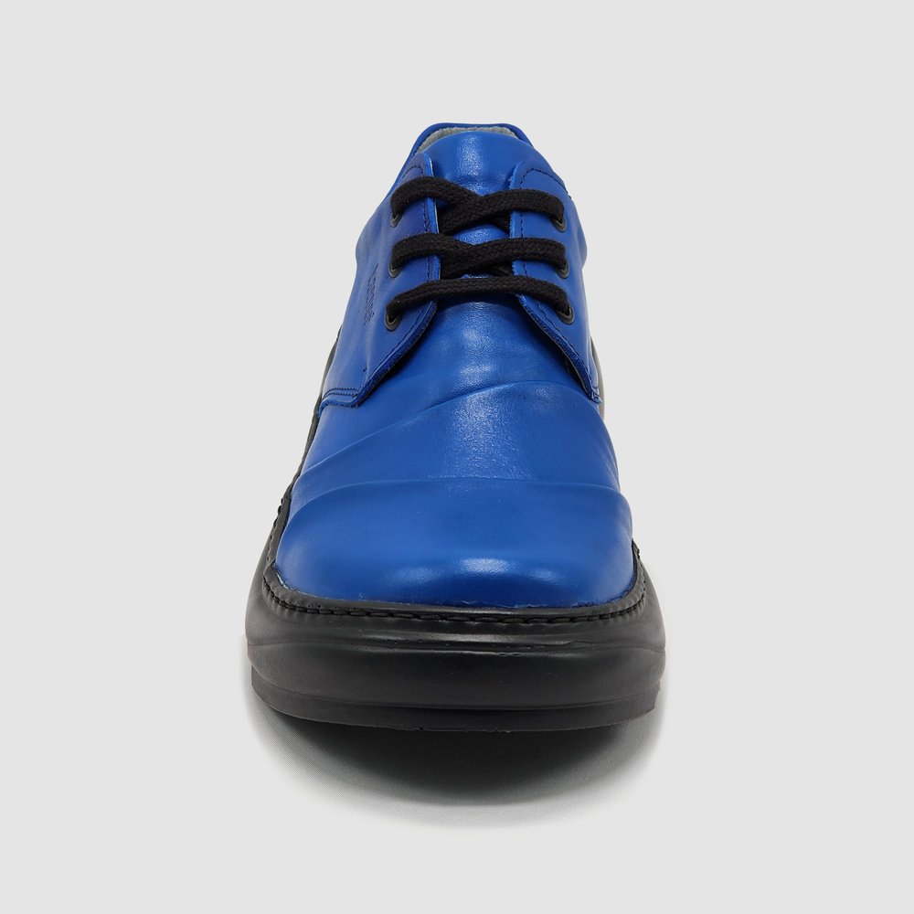 
                  
                    Women's Retro Leather Shoes - Blue
                  
                