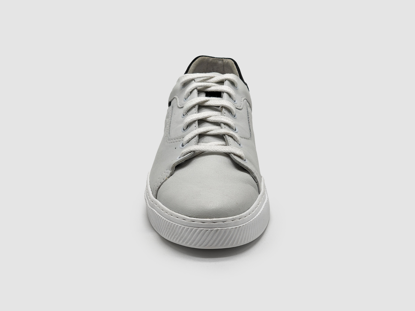 
                  
                    Men's Classic Leather Sneakers - White - Kacper Global Shoes 
                  
                