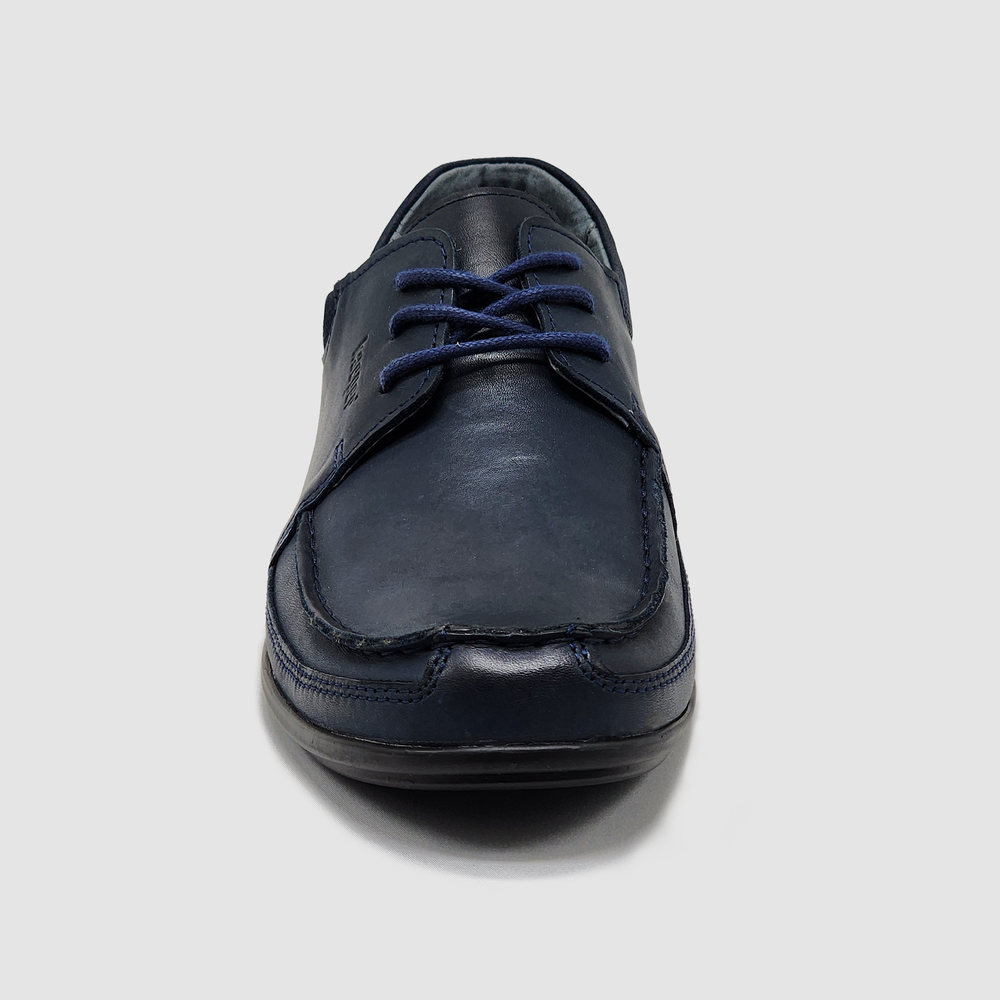 
                  
                    Men's Dockside Leather Boat Shoes - Navy
                  
                