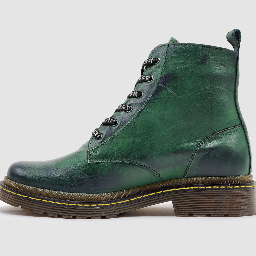 
                  
                    Women's Premium Green Leather Boots
                  
                