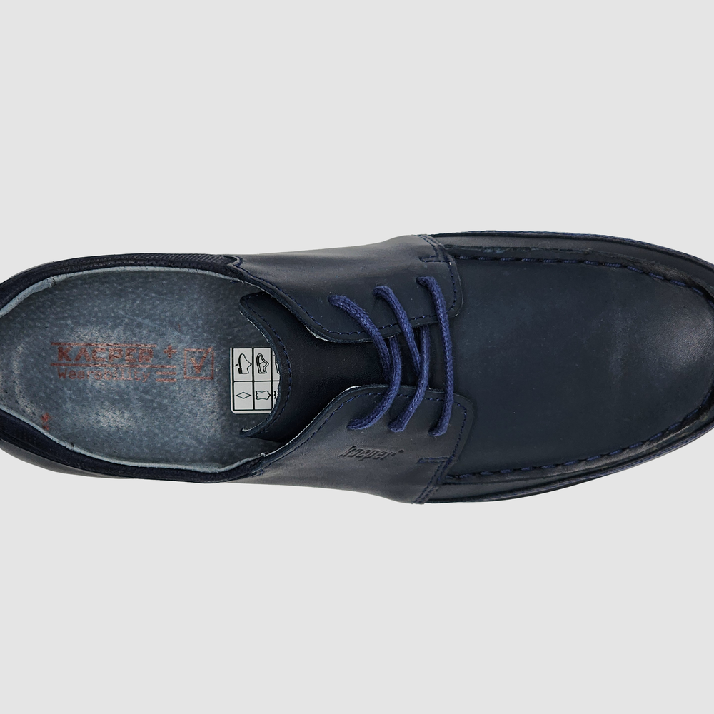 
                  
                    Men's Dockside Leather Boat Shoes - Navy
                  
                