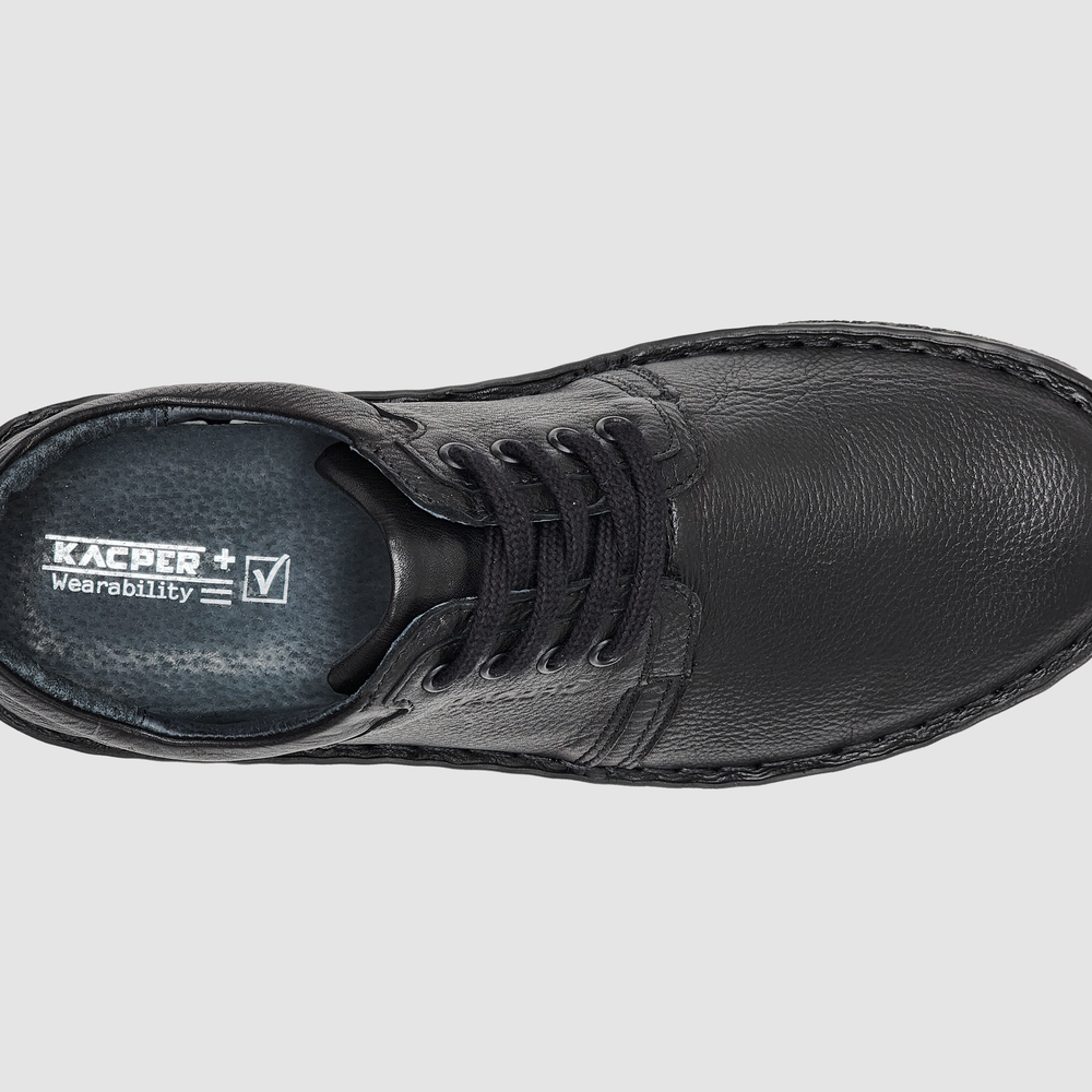 
                  
                    Men's Frosty Leather Shoes - Black
                  
                