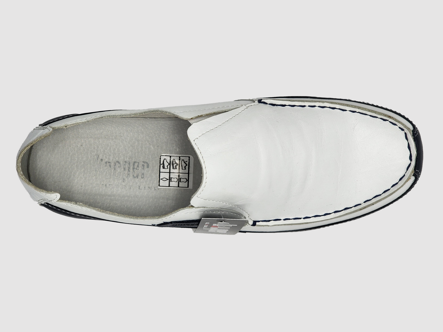 
                  
                    Men's Dockside Slip-On Leather Boat Shoes - Kacper Global Shoes 
                  
                