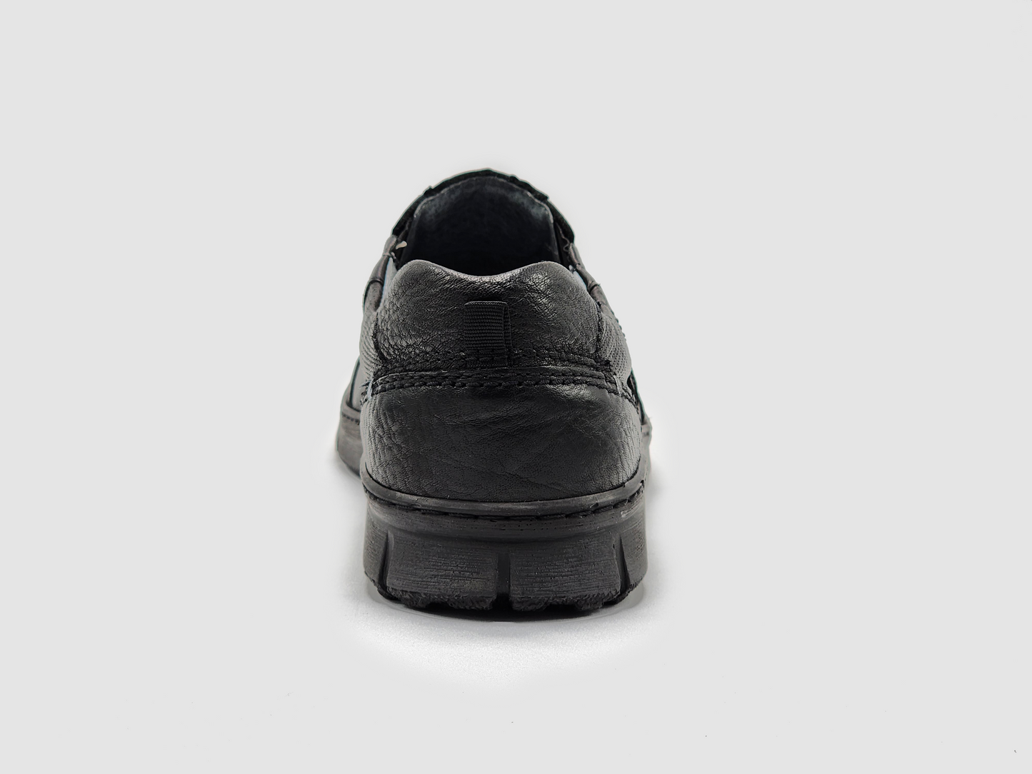 
                  
                    Men's Everyday Slip-On Leather Shoes - Black - Kacper Global Shoes 
                  
                