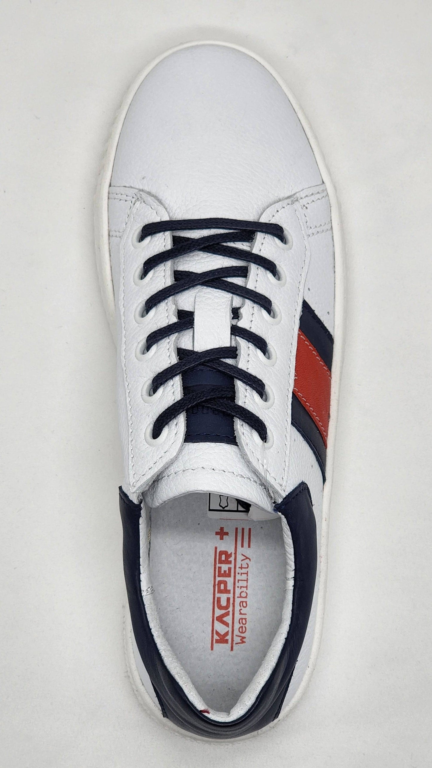 
                  
                    [Women's Classic Leather Sneakers] - Kacper Global Shoes 
                  
                