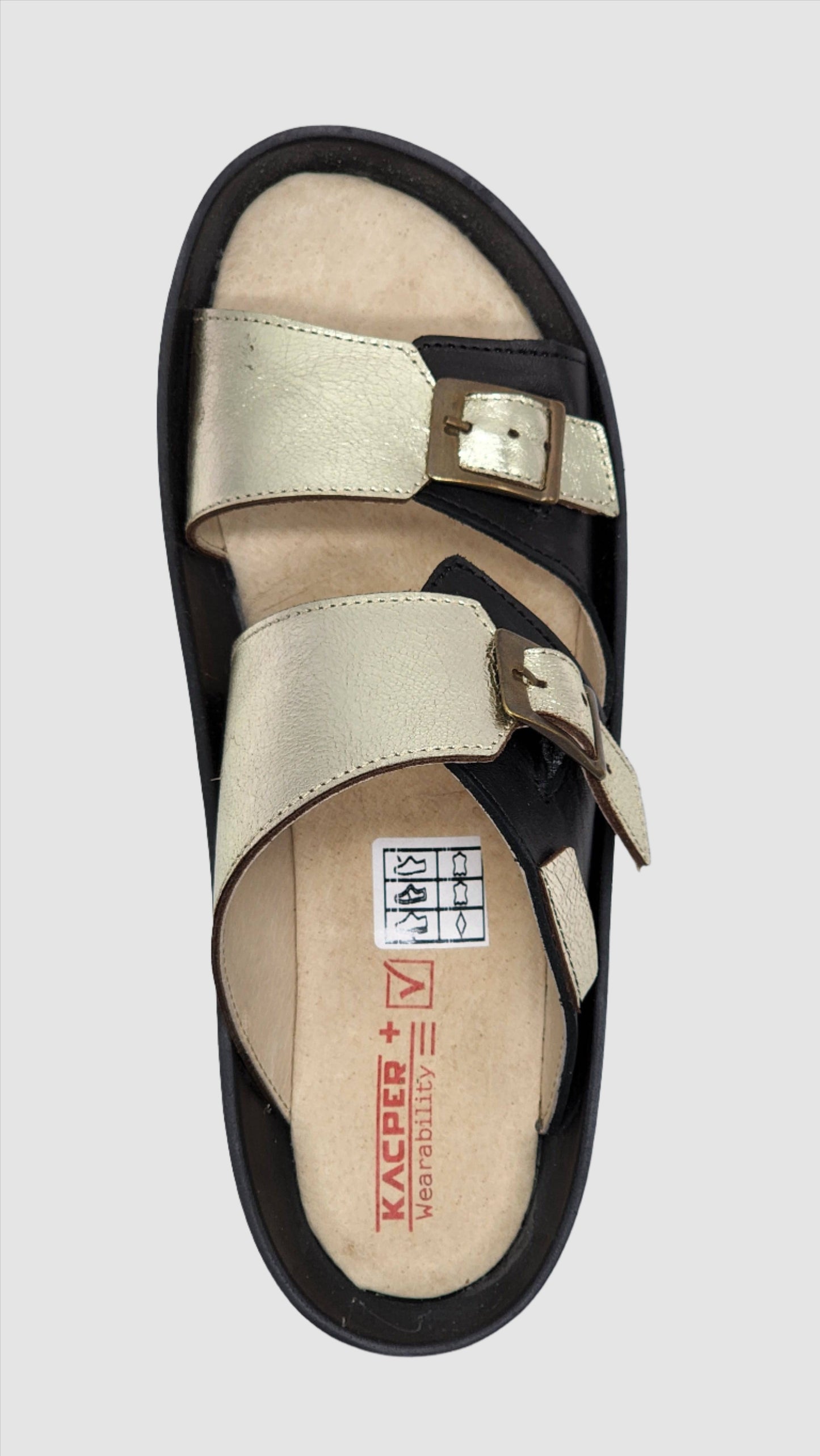 [Women's Signature Leather Sandals] - Kacper Global Shoes 