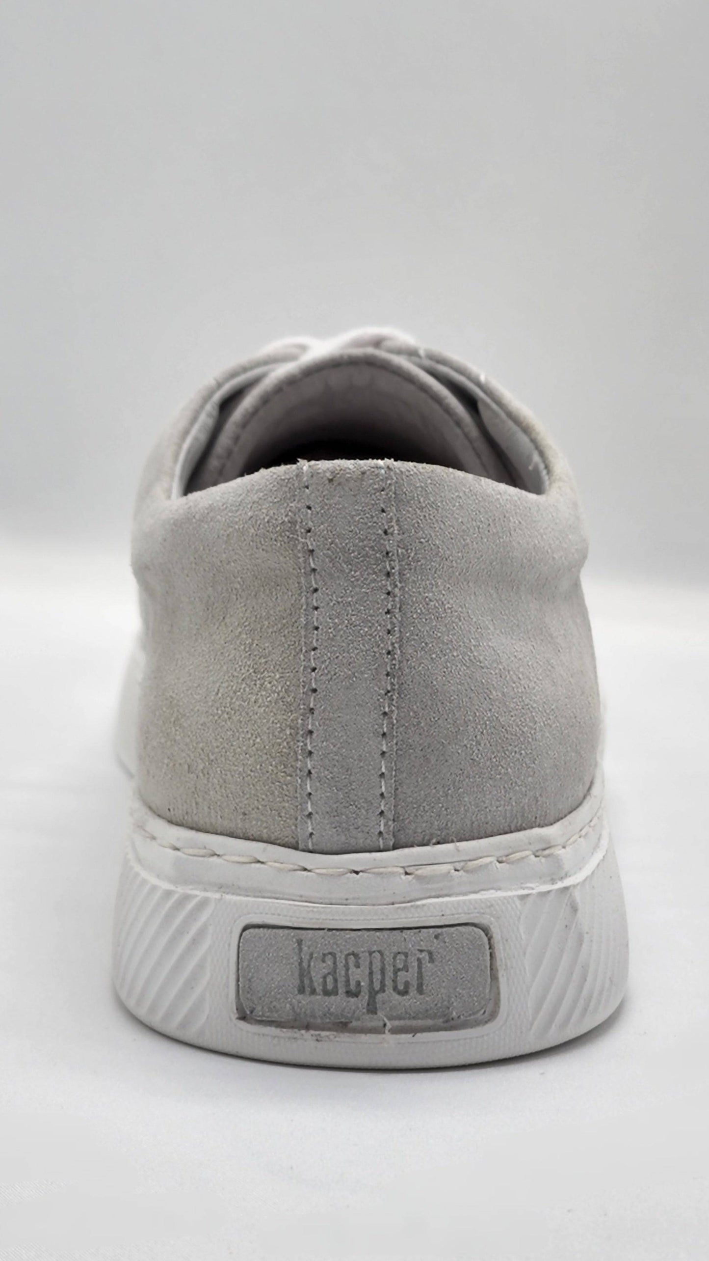 
                  
                    [Men's Classic Grey Suede Leather Sneakers] - Kacper Global Shoes 
                  
                