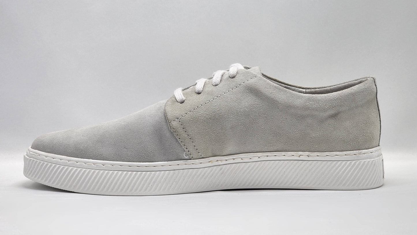 
                  
                    [Men's Classic Grey Suede Leather Sneakers] - Kacper Global Shoes 
                  
                