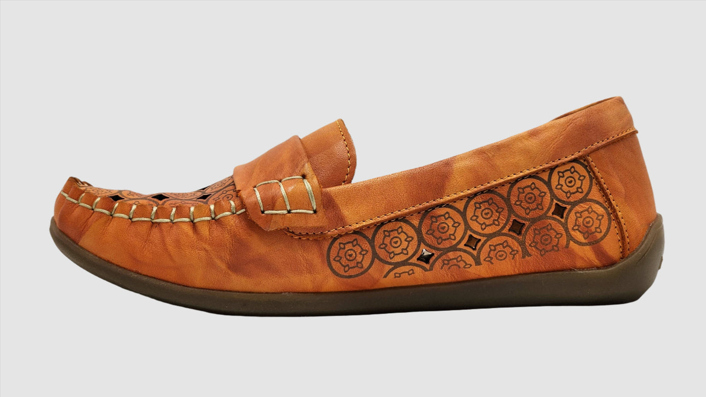 [Women's Sunshine Leather Slippers] - Kacper Global Shoes 